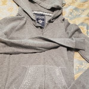 PINK zip-up sweatshirt